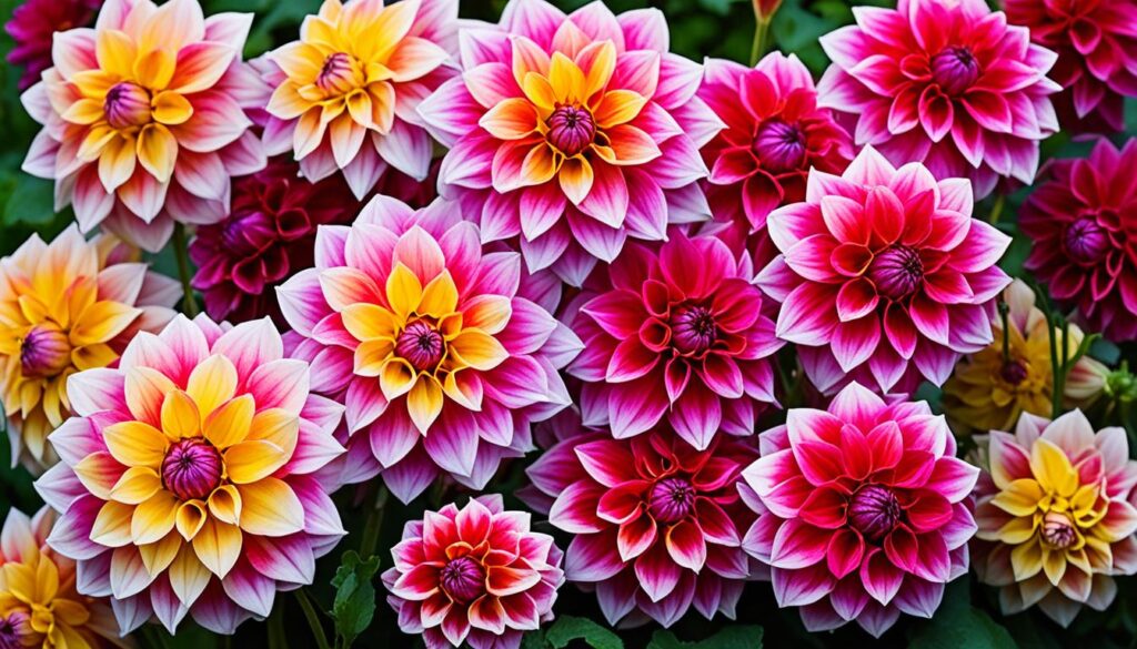 Colorful Dahlias Colorful Dahlias
