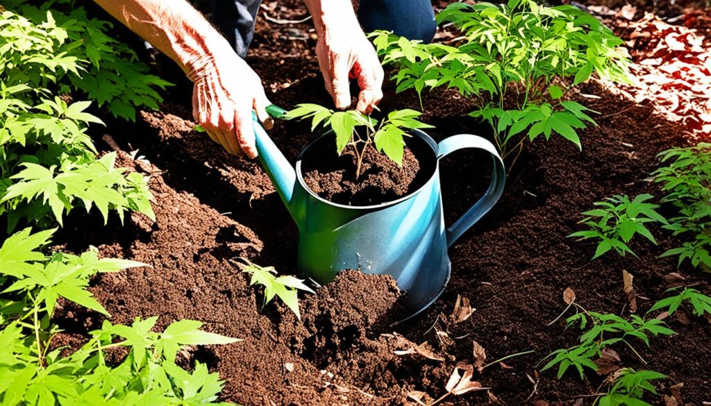 Planting Japanese Maple