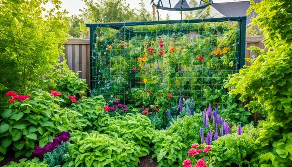 Plastic Netting Trellis Plastic Netting Trellis