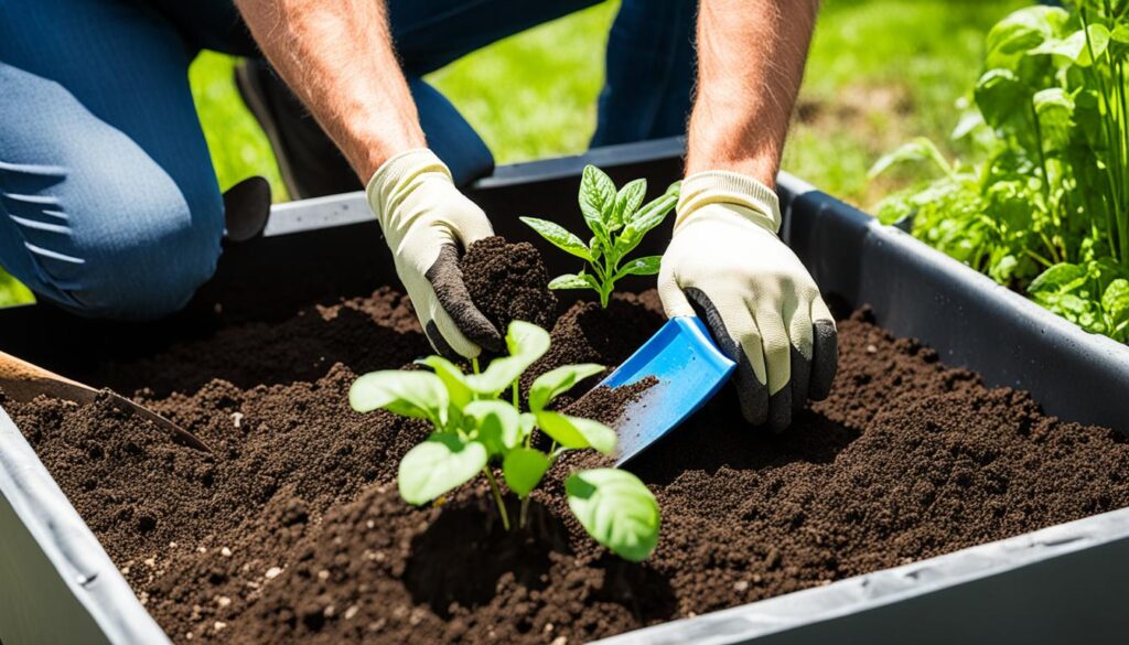 building a raised garden bed building a raised garden bed