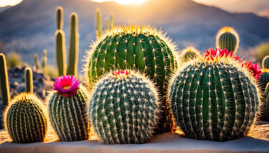 indoor and outdoor cacti
