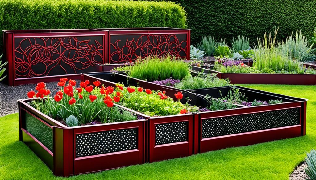 metal raised garden beds