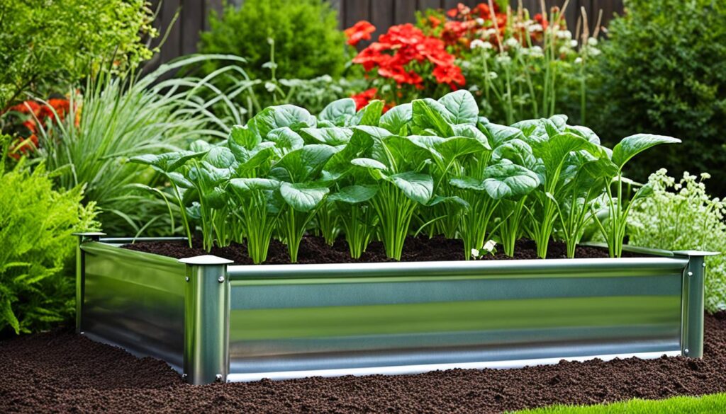 metal raised garden beds