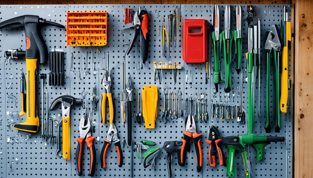 pegboard tool organizer pegboard tool organizer