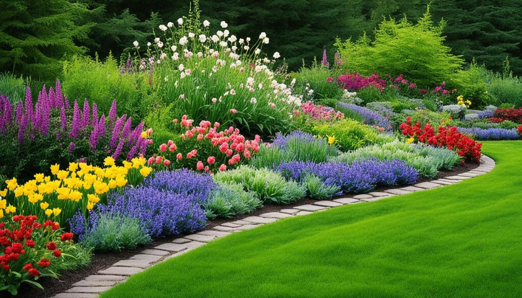 perennial flower landscape design perennial flower landscape design