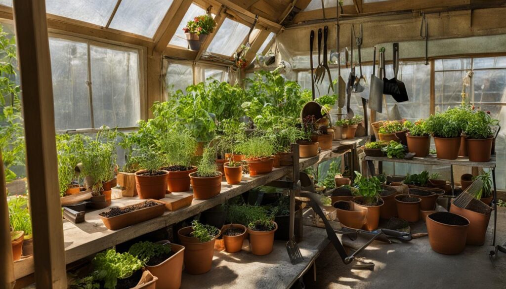 small greenhouse accessories