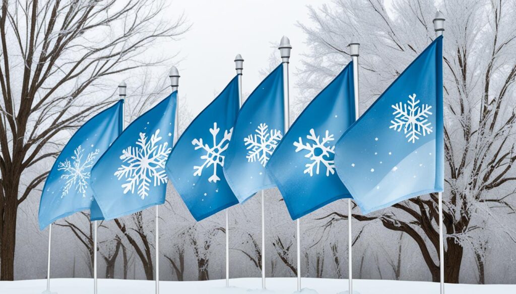 winter flags winter flags
