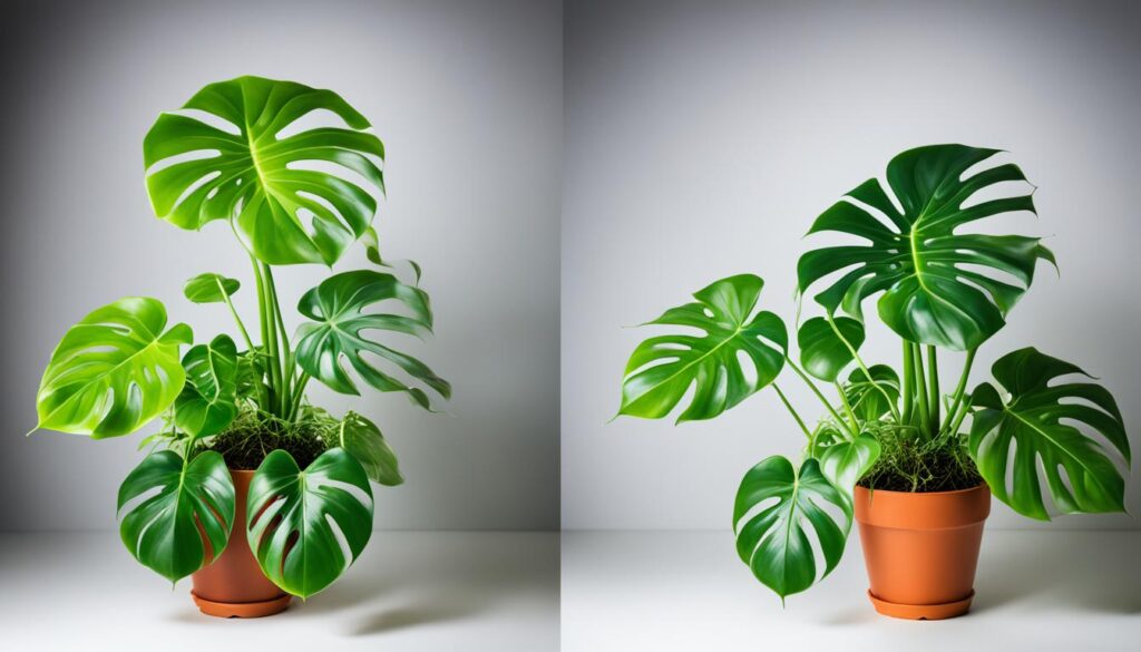 Monstera Plant Growth Monstera Plant Growth